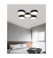 Minimalist Modern Led 5’li Avize-3 (siyah)