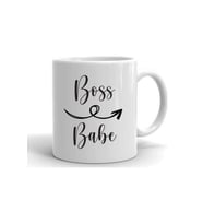 Boss Babe Baskılı Porselen Çay Kahve Kupası