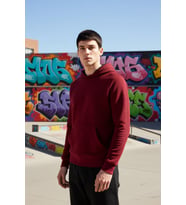 Erkek Kapüşonlu Standart Kol Ottoman Dokuma Regular Kalıp Sweatshirt Fonksiyonel Dayanıklı