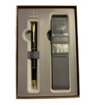 Parker Hediye Seti Sonnet Mat Siyah Dolmakalem + Kılıf