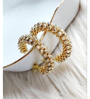 Gold Renk Dorika Halka Küpe