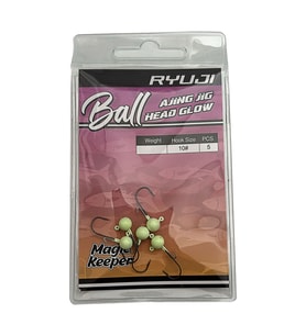 Ryuji Ball Ajing 5 Adet LRF Jig Head (Glow) 2gr 10no