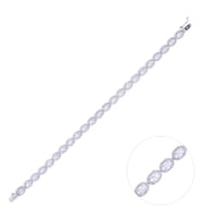 Nusnus Kadın Taşlı Gümüş Bileklik ZRK 2160 10.8 GR