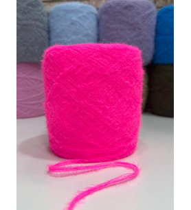 Tavşan Tüyü ip El Örgü İpi 200gr - Pembe
