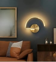 Argus Yarım Daire Led Duvar Aplik 3253-W13-2F-ZZ (Gold)