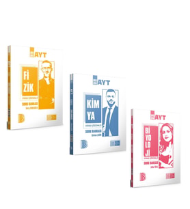 Benim Hocam AYT Kimya Biyoloji Fizik Soru Bankası 3 Kitap Set