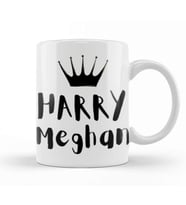 Meghan And PRINCE HARRY Kupa Bardak Porselen