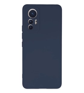 Mi 12 Lite Kılıf Nano içi Kadife Silikon - Lacivert