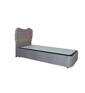 Baza Başlık 19701 Standart Kahve Model  Kalp başlık  90*190 cm El Yapım