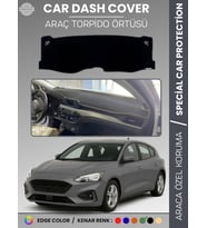 FORD FOCUS 4 (2017-2021) Torpido Örtüsü Ön Göğüs Torpido Koruma Tam Uyum Kaymaz Kolay Montaj
