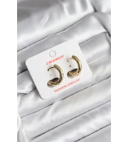 14K Gold Renk Kaplama CM Kadın Küpe - TJ-BKP11411