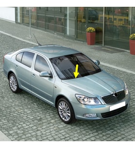 Skoda Octavia 2 A6 2009-2012 Ön Cam Sağ Silecek Kolu 1Z1955410A (Siyah)