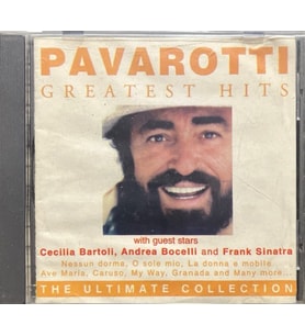 (Plak Değildir CD dir) CD Pavarotti Greatest Hits Double CD (Karışık)