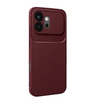 Huawei Honor 600 Auto Focus Karbon Kapak - Bordo