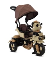 Babyhope Little Panda Kontrollü Bisiklet Kahve