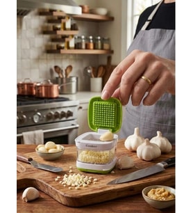 Cooker Hazneli Sarımsak Doğrayıcı