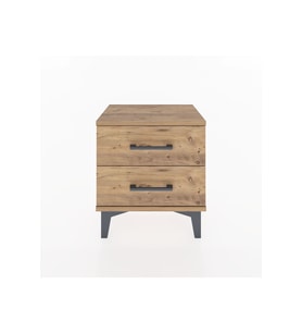 Arges Komodin 2 Çekmeceli 44x30x48 Çam-Çam