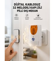 Kablosuz Kapı Zili Düzenli ve Konforlu Yaşam Alanları İçin Yeni Nesil