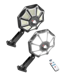 Zb-168A Kumandalı Sensörlü Beyaz Solar Aydınlatma
