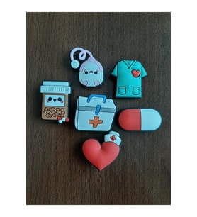 Odaburada Terlik Süsü-Terlik Tokası Sağlıkçı-Doktor 6'lı Set