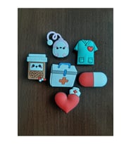 Odaburada Terlik Süsü-Terlik Tokası Sağlıkçı-Doktor 6'lı Set