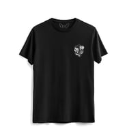 Gemini Dijital Baskılı  Siyah Tshirt