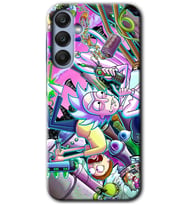 Galaxy A55 Kılıf HD Desen Baskılı Kılıf - Graffiti Çizgi Film