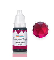 Epoksi Reçine Transparan Boya Pigment Şeffaf Epoksi Boyası 20 ML  Mürdüm Kırmızı - 8207