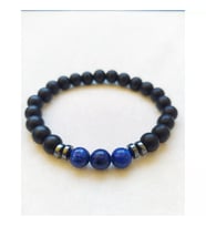 Lapis Lazuli Doğaltaş Kombinli Unisex Bileklik