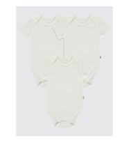 Civil Baby Bebek 3'lü Çıtçıtlı Badi 3-9 Ay Beyaz