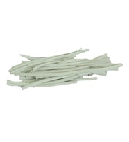 LokmanAVM Bağlama Teli Tel Klips Pvc Kaplamalı Beyaz 100 Gr Takribi 100 Adetli 1 Paket