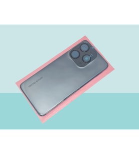 Tecno SPARK 8T Uyumlu FULL KASA Arka Kapak Batarya Kapağı - SİYAH