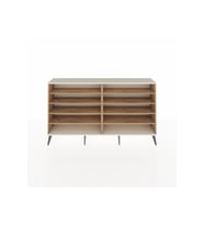 Arges Konsol 8 Raflı  176x30x99 Çam-Aytaşı/Çam