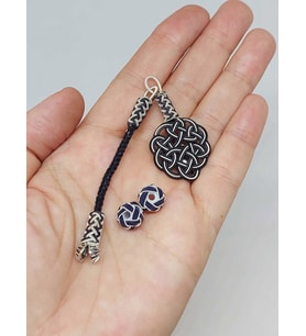 Bakır El İşi Kazaz Püskül & 2 Habbeli Takım (55982)