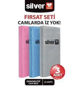 Mikrofiber 3lü Dekoratif Cam Bezi-MPG