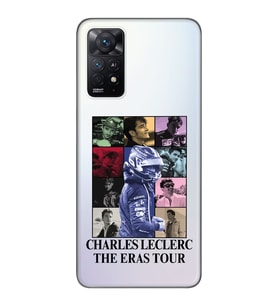 Xiaomi Redmi Note 11 PRO Uyumlu Charles Leclerc Tasarımlı Şeffaf Telefon Kılıfı