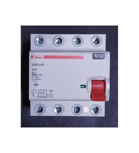 HİMEL TRİFAZE KAÇAK AKIM ROLESİ 6 kA  3P+N 4X40 A 300 Ma Kakr Ac Tip HDB3VR440TC