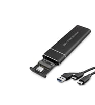 Ssd Kutu Type-C3.1 + Usb3.0 Nvme M2 Chıp Jms583 Siyah HDX1768