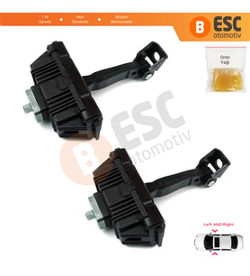 BMW 3 Serisi E92 E93 2005-2013 Coupe Convertible 551217193671 İçin 2 EA Sağ ve Sol Kapı Gergi Yayı