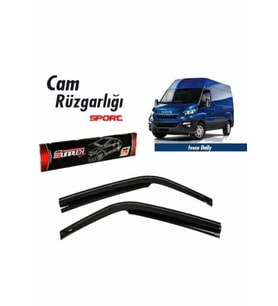 Iveco Daily Mugen Cam Rüzgarlığı 2006 sonrası 2'li Sunplex (Beyaz)