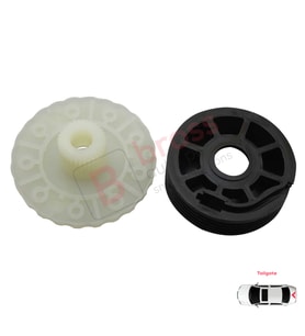 Land Rover Freelander MK1 1997-2006 CVH101150 İçin Arka Bagaj Cam Kriko Makara Freze Dişli Seti