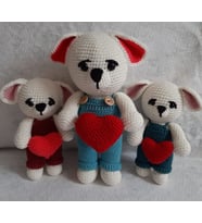 Sevgi Pıtırcıkları Amigurumi Organik Oyuncak