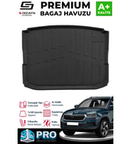 S-Dizayn Skoda Karoq 3D Pro Bagaj Havuzu 2017 Üzeri A+ Kalite