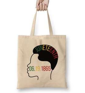Juneteenth Juneteenth 2021 Bez Çanta Uzun Saplı