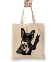 The French Bulldog Bez Çanta Uzun Saplı