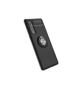 Oppo Reno 3 Pro 5G Uyumlu Kılıf Zore Ravel Silikon Kapak (Siyah)