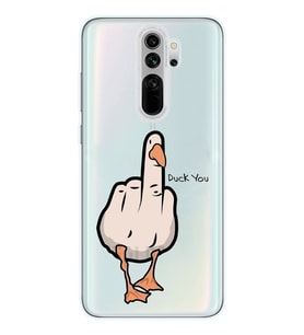 Redmi Note 8 Pro Uyumlu Duck You Tasarımlı Şeffaf Telefon Kılıfı