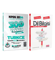 Yediiklim 2024 KPSS Türkçe 300 Soruda Tekrar Kampı ve AKM Dil Bilgisi Soru Bankası Seti 2 Kitap