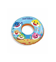 Baby Shark Simit 50 cm, Çocuk Deniz Simidi - Mavi Su Dünyası (Çok Renkli)
