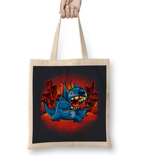 Lilo And Stitch Stitchzilla Bez Çanta Uzun Saplı